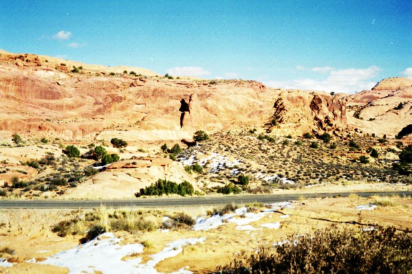 The rock formations at Moab are awesome. This tower was reminiscent of the statues on Easter Island